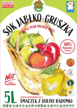 sok jabłkowy front